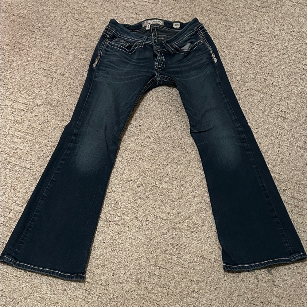 BKE Dark Blue Flare Jeans